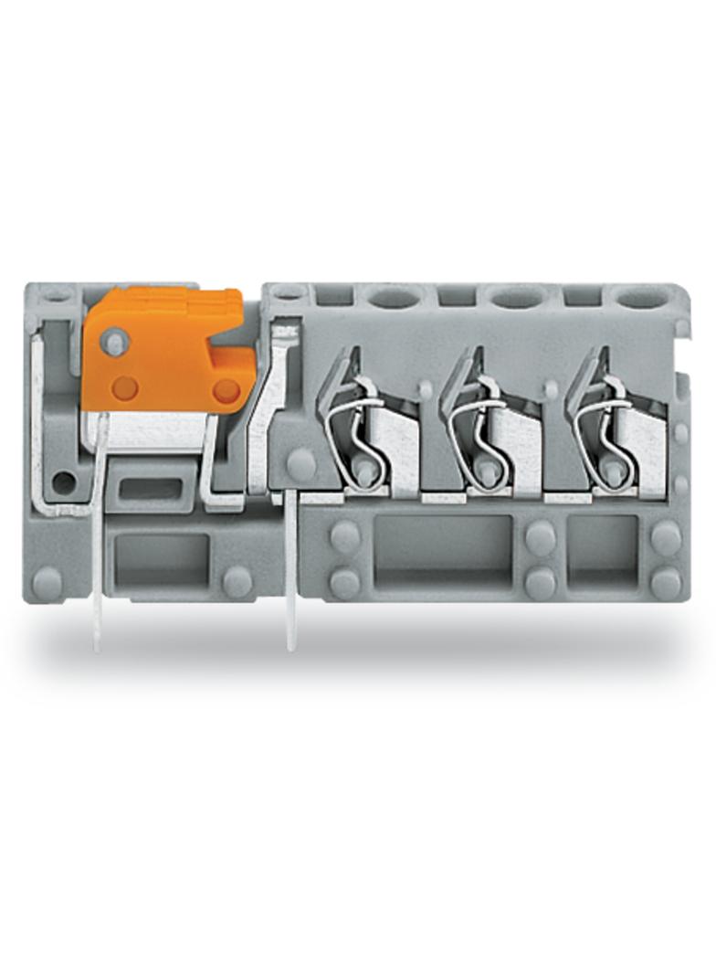 złączka do płytek drukowanych rozłączalna szara raster 5 mm