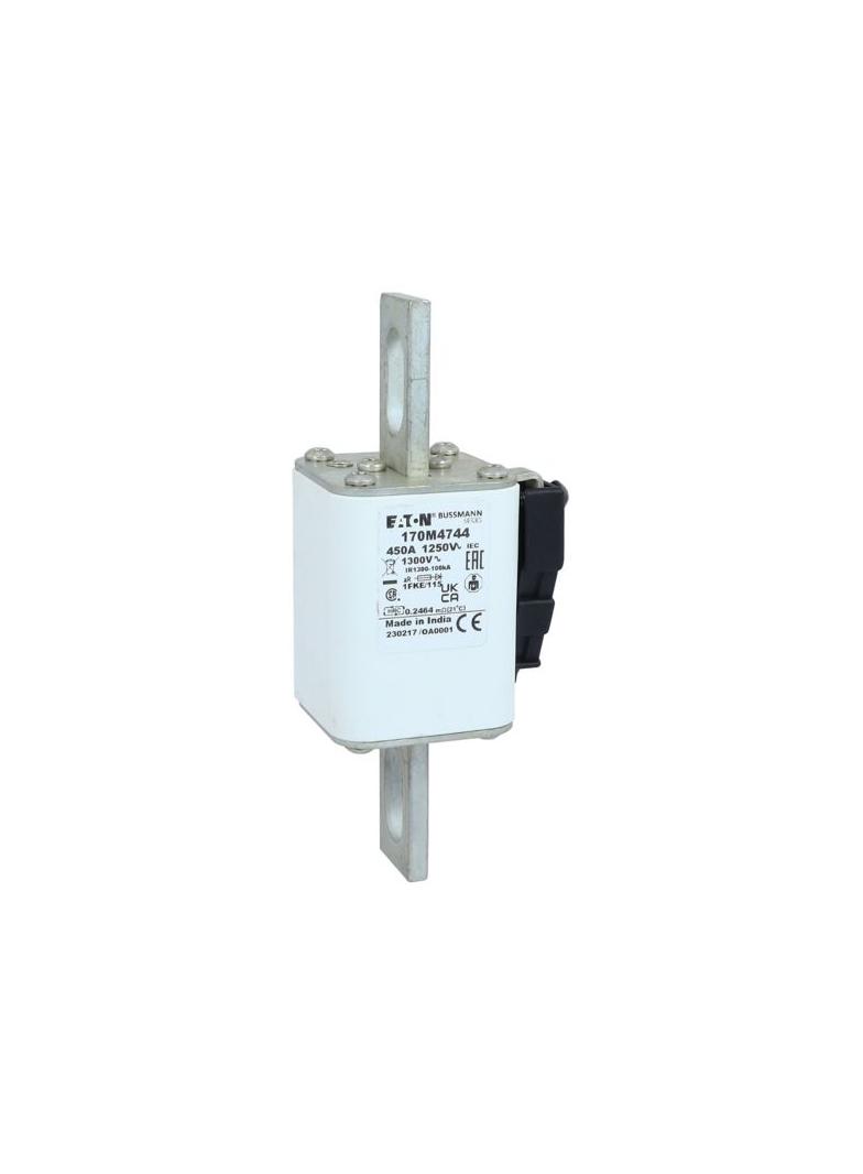 FUSE 450A 1250V 1FKE/115 AR CU Wkładka szybka 450A AC 1250V rozmiar 1 53x69x160 mm aR IEC, 170M4744