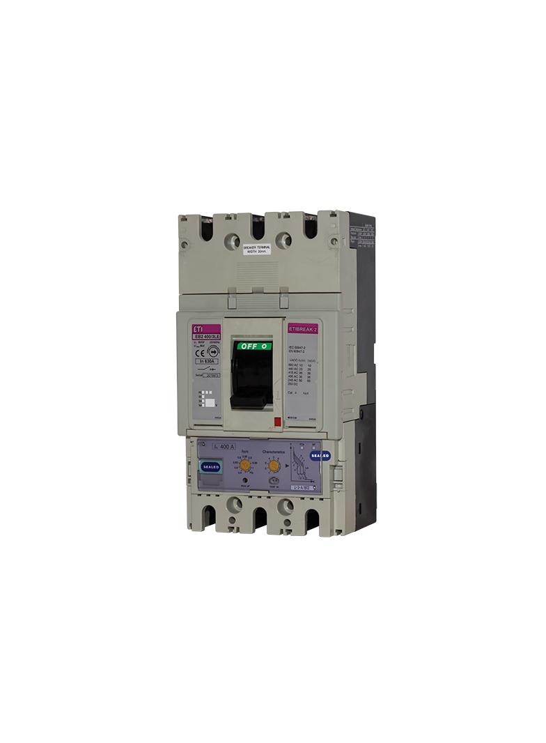 Wyłącznik mocy 50kA wyświetlacz LCD EB2 400/3LCD 400A 3P A 004672146 ETI