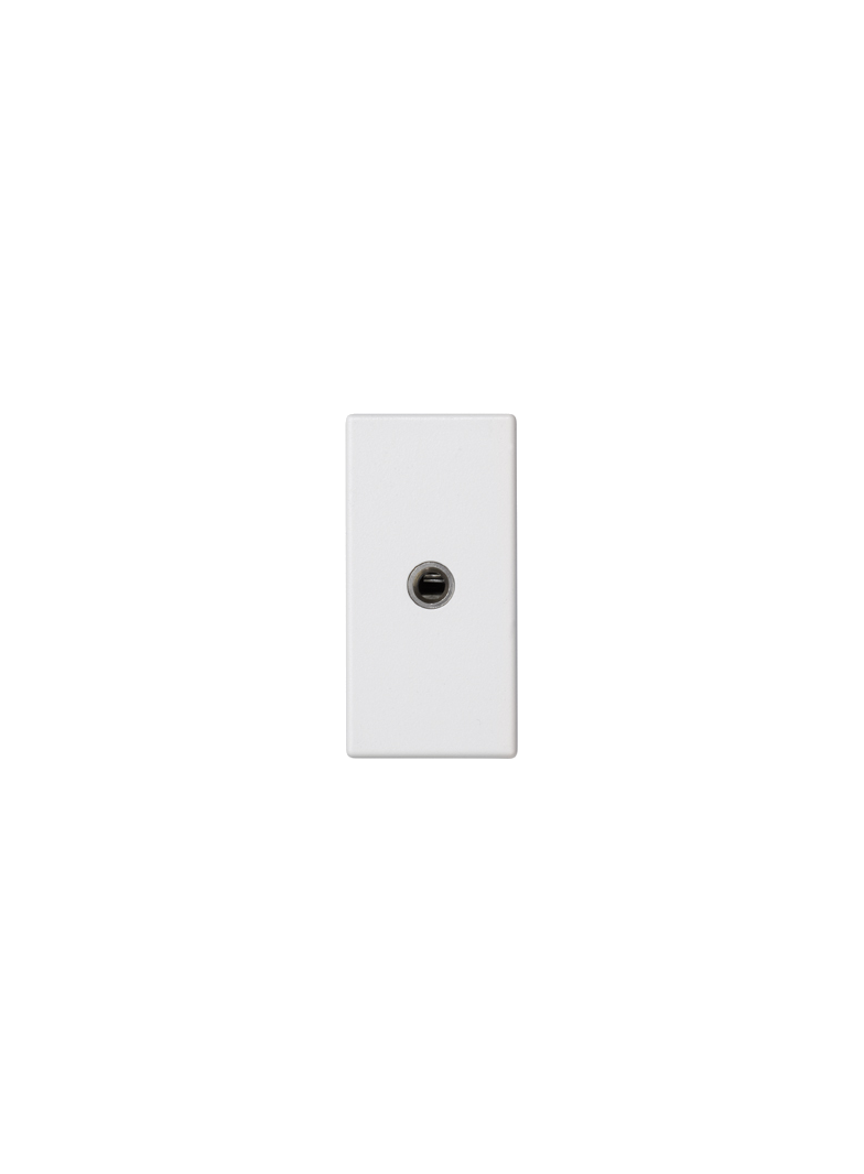 Simon Connect Płytka K45/2 gniazda mini-jack 225x45mm+wkład z. śrub. czysta biel