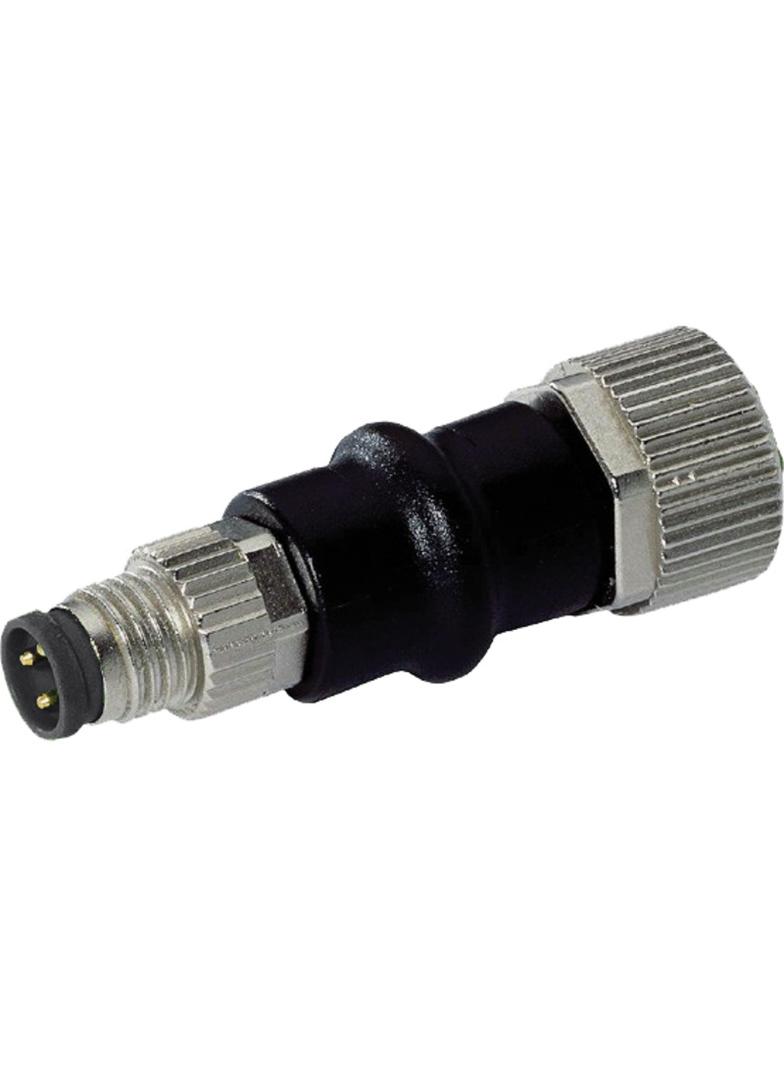 SAI-ADAPT-M8/M12 3P Adapter czujnik-siłownik, Liczba biegunów: 3, kodowanie: M12 = A, M8 = brak, M8 / M12, 24 V /1szt./ 1473460000 WEIDMÜLLER