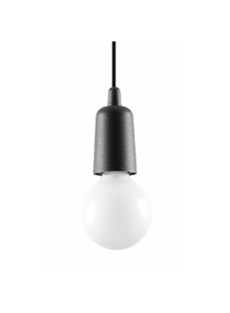 Sollux Lampa wisząca DIEGO 1 czarna SL.0572