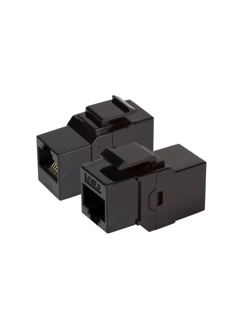 Adapter RJ45 kat. 6 UTP Keystone Snap-In plastikowa obudowa