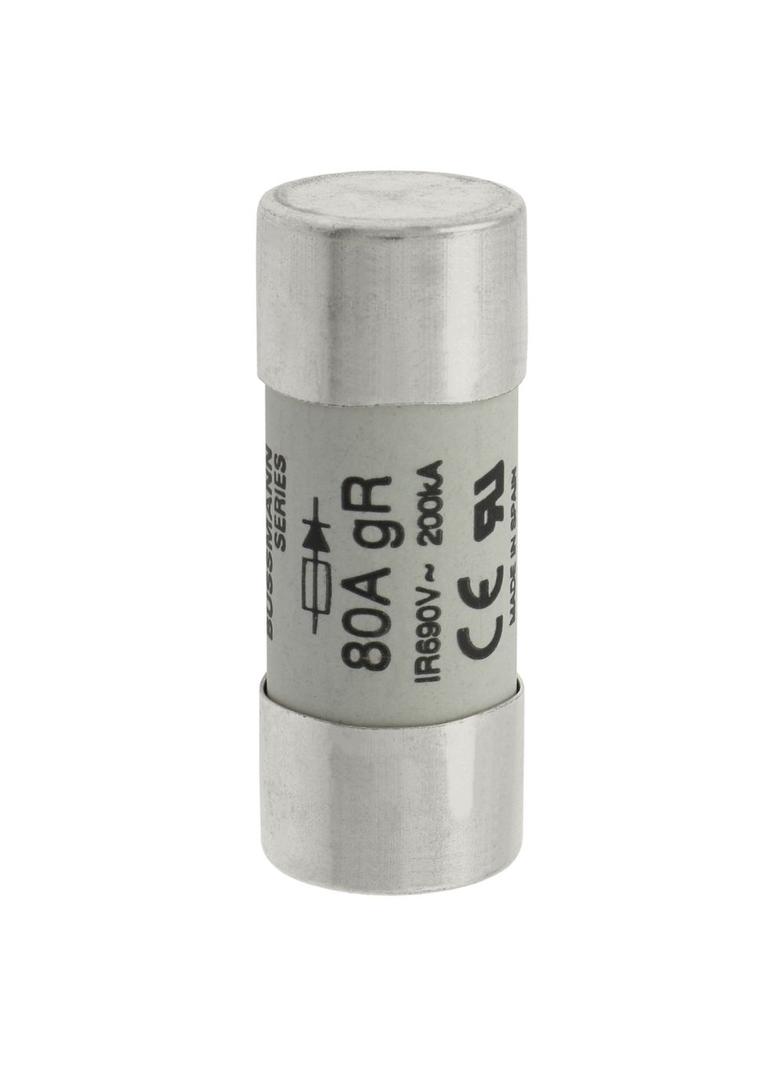 80A 690V AC gR 22X58mm FUSE W/O STRIKER Wkładka szybka 80A AC 690V 22x58 gR IEC UL FWP-80G22F EATON