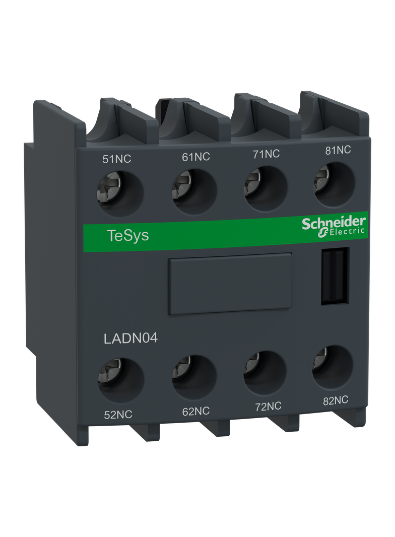 Blok styków pomocniczych wyprzedzających LC1 4NC zaciski skrzynkowe