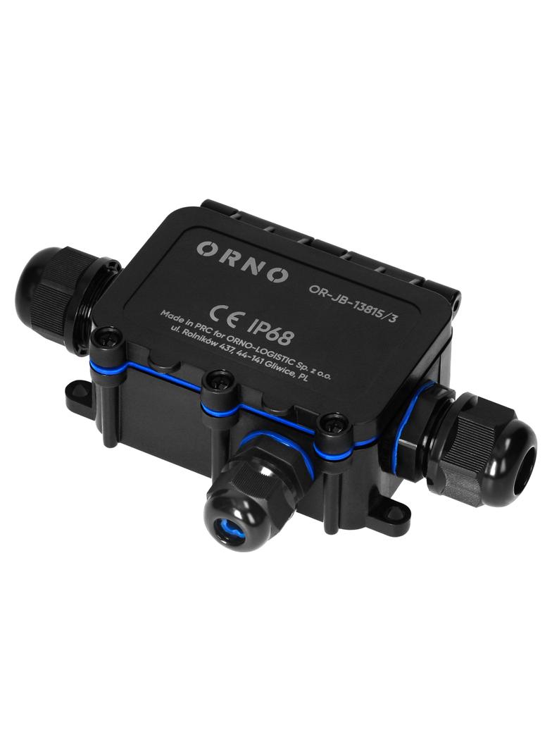 Puszka natynkowy HD IP68, 0,5-6,0mm2 ,2 dławnice M20, 1 dławnica M16 OR-JB-13815/3 ORNO