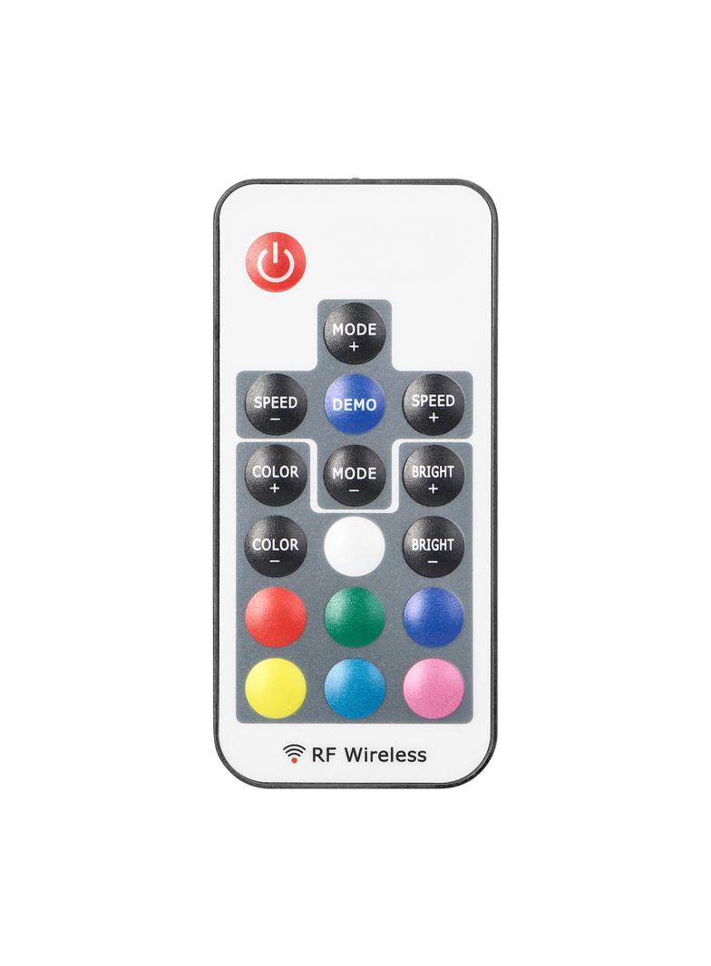 Sterownik LED RGB RF 12V 6A 72W z pilotem 17 przycisków