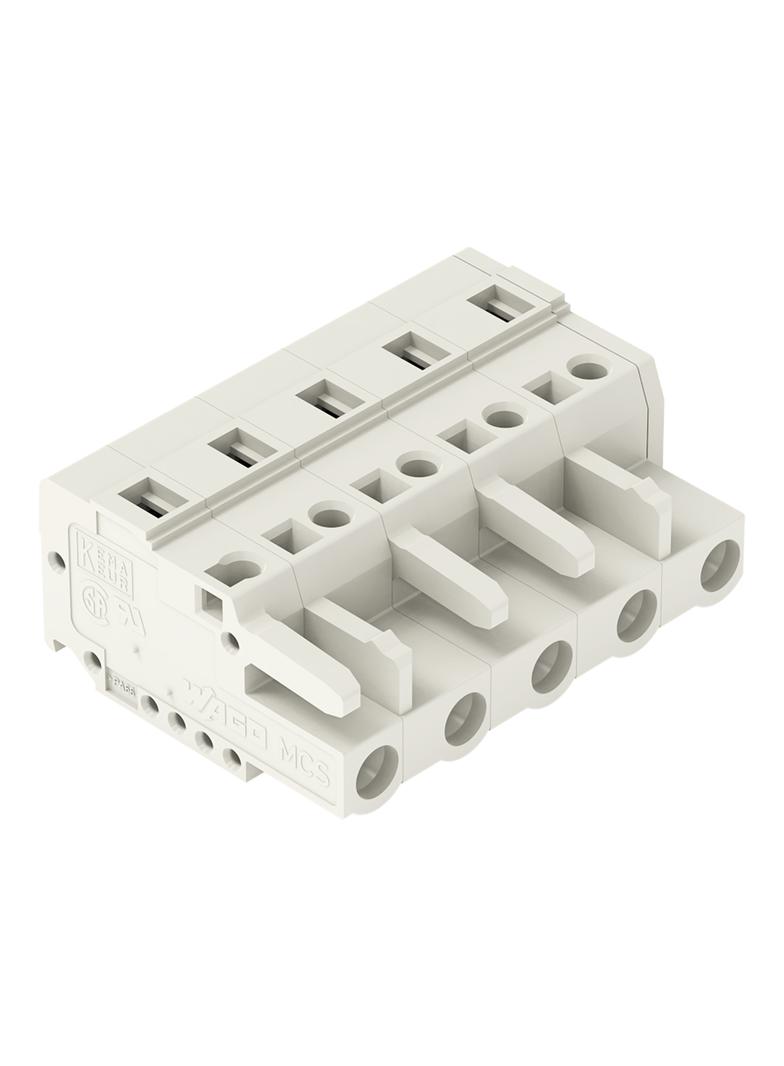 Gniazdo MCS‑MIDI Classic 5‑biegunowe jasnoszare raster 7,5mm 721‑205/026‑000 /50szt./ WAGO