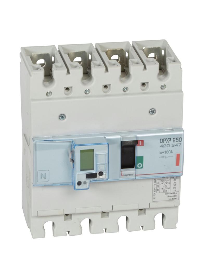 Wyłącznik DPX3 250 El 4P 160A 36kA 420347 LEGRAND