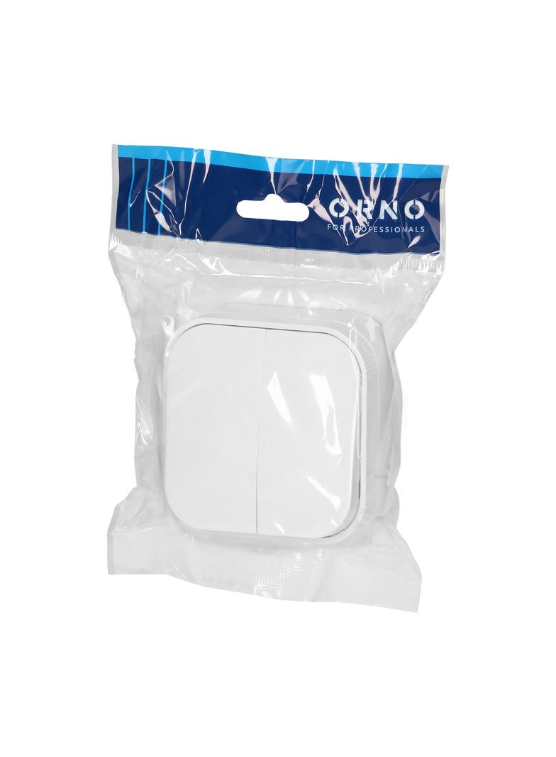 Łącznik świecznikowy natynkowy ToDo IP20, biały, 10 szt.