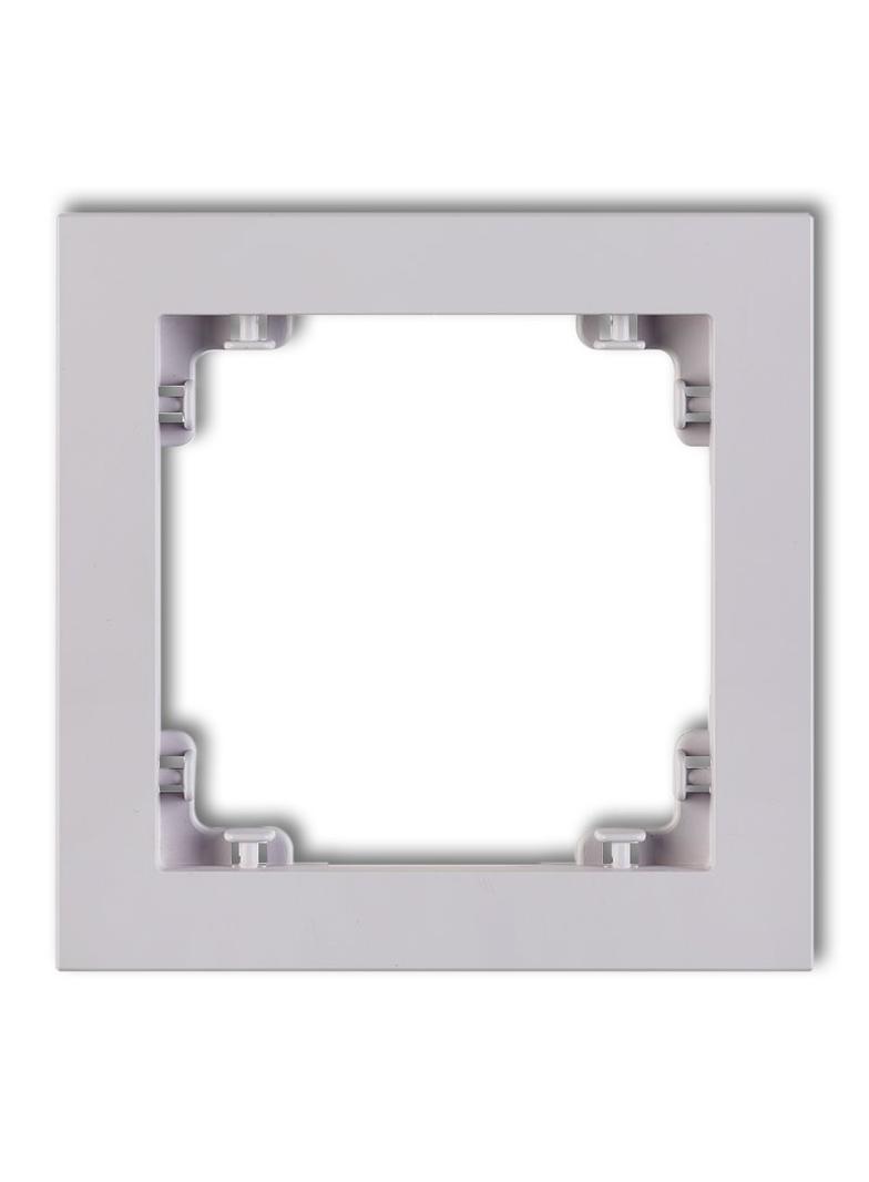DECO Ramka uniwersalna pojedyncza z tworzywa DECO Pastel Matt liliowa