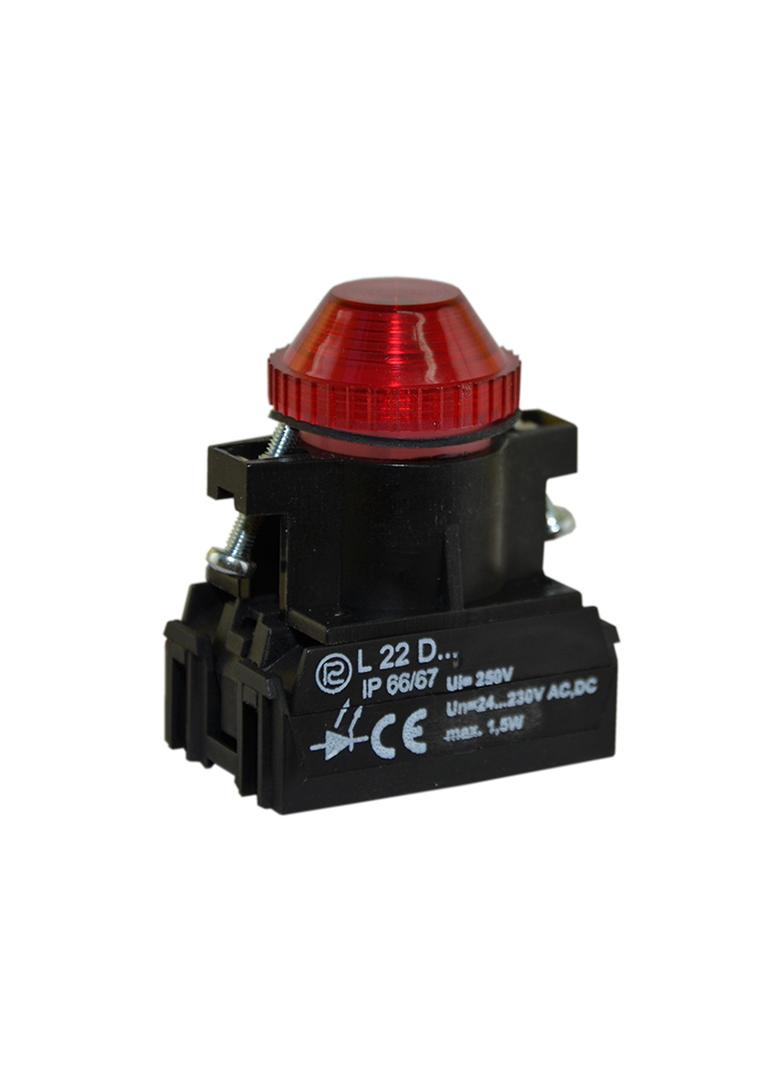 Lampka L22WDB/24V-230V czerwona
