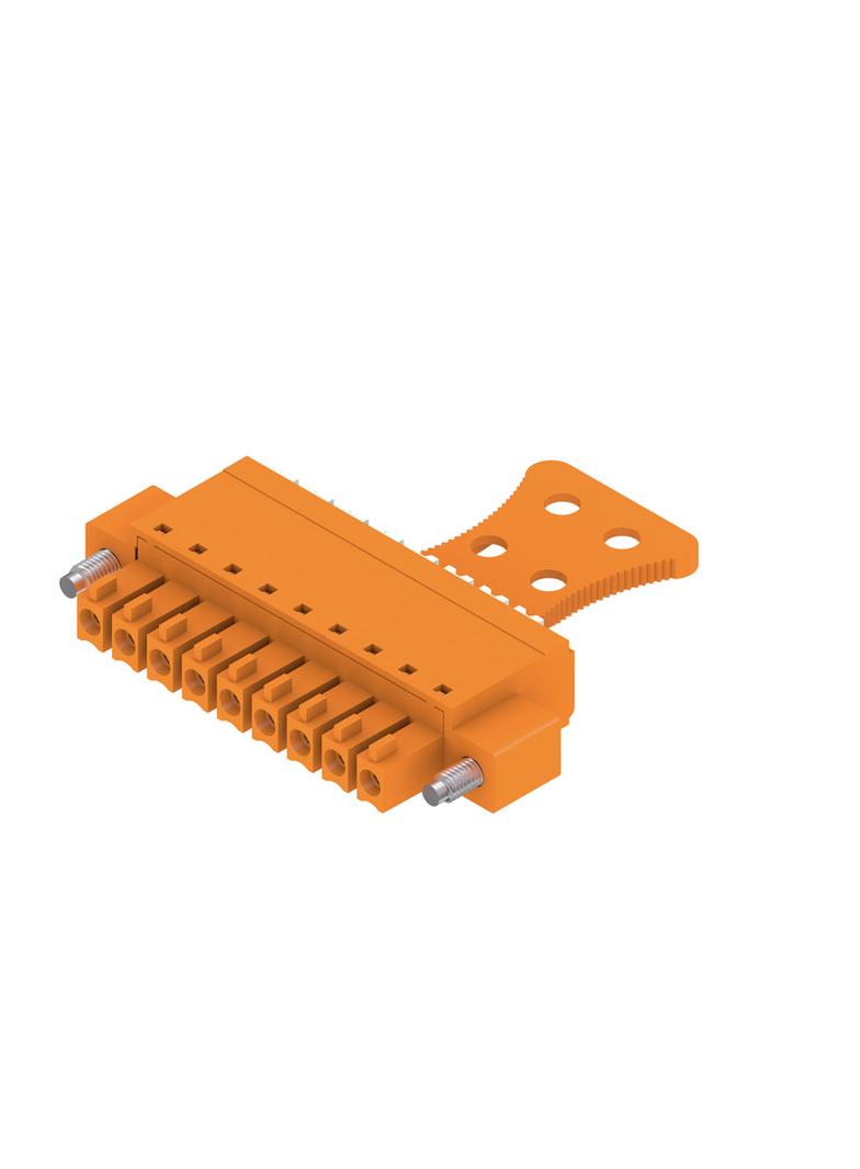 BCF 3.81/09/180FZE SN OR BX Wtyk PCB (złącze wiązki), listwa z gniazdami, 3.81 mm, Liczba biegunów: 9, PUSH IN, złącze sprężynowe /50szt./ 1236010000 WEIDMÜLLER