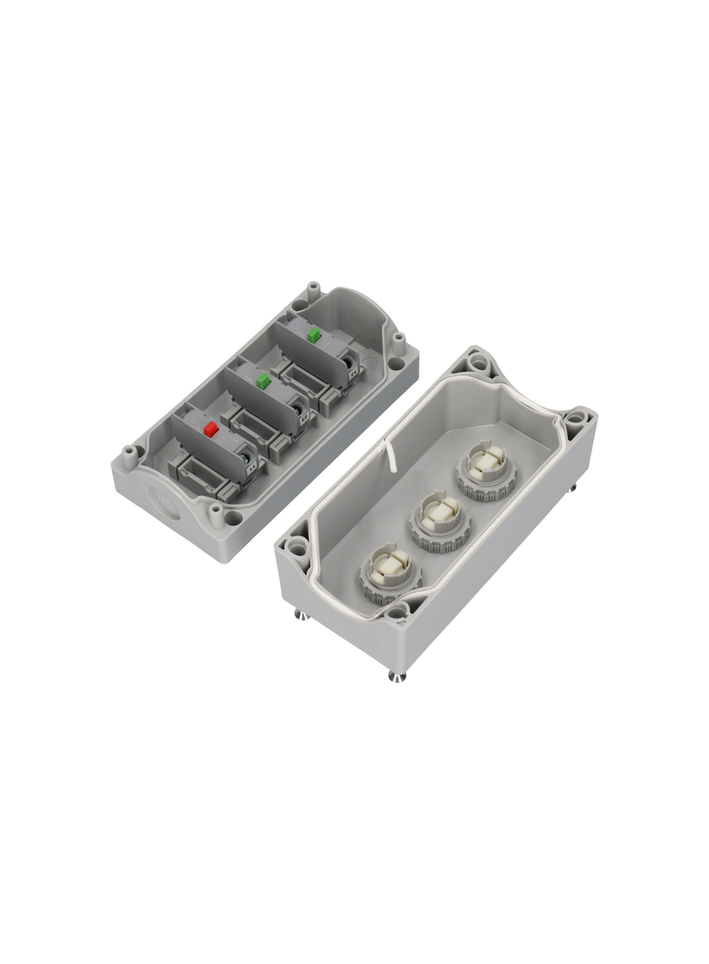 KASETA KOMPLETNA 3-OTWOROWA Z NAP KZ,KZ,KC I 2 PRZEPUSTY M20