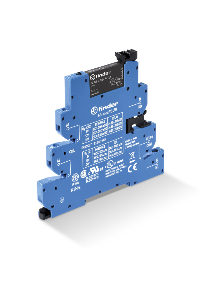 Przekaźnik interfejsowy serii 39: 1Z 6A 125V DC 39.30.3.125.9024 /10szt./ FINDER