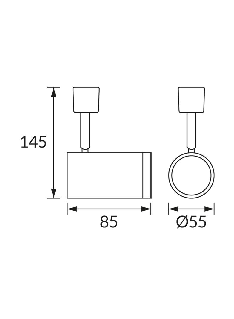 Oprawa do zamontowania na szynoprzewodzie HAGA GU10 WHITE