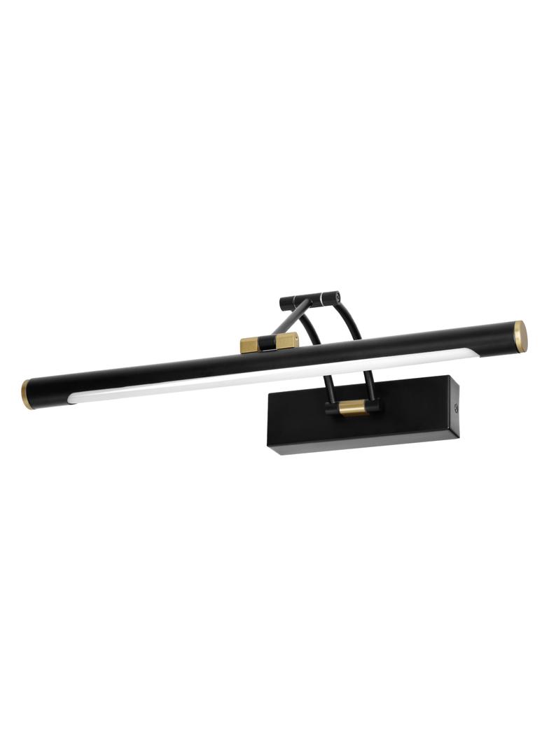 Kinkiet lampa nad lustro RICO LED 7W 770lm 4000K IP44 dł. 40 cm czarna ORNO