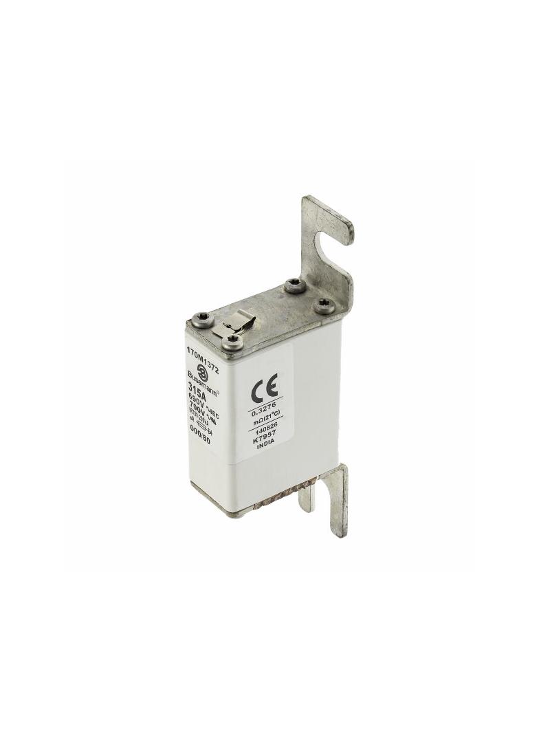 315A 690V IEC aR 000/80 SQ BODY IND FUSE Wkładka szybka 315A AC 690V DIN 000 21x40x100 mm, 170M1372
