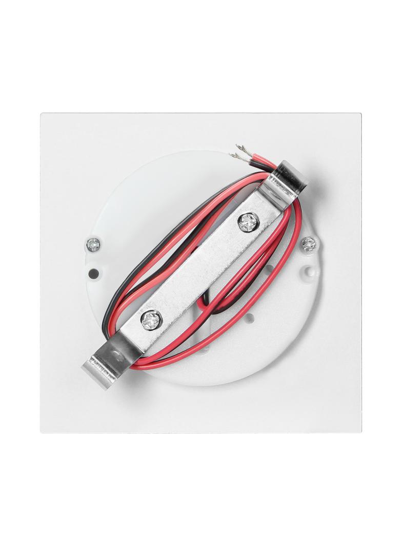 DRACO LED NEW 1,5W oprawa schodowa podtynkowa 12VDC 30lm 3000K biała innowacyjny sposób montaż AD-OS