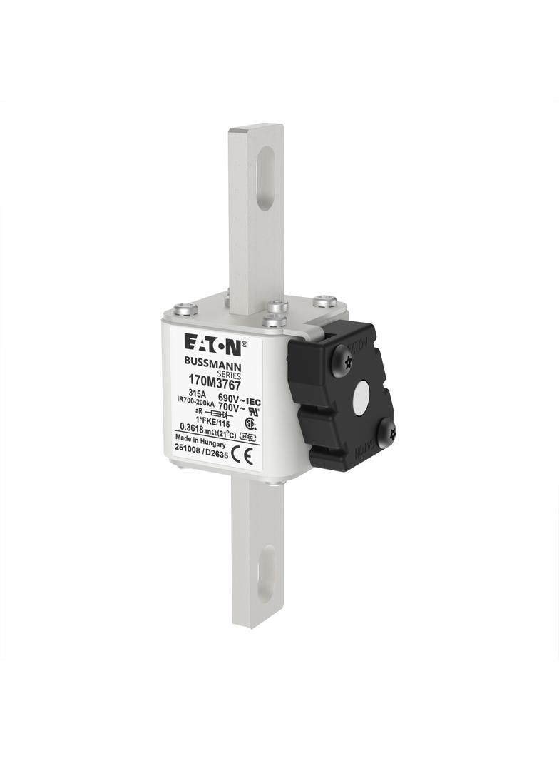 FUSE 315A 690V 1*FKE/115 AR UC Wkładka szybka 315A AC 690V rozmiar 1 45x59x148 mm aR 170M3767 EATON