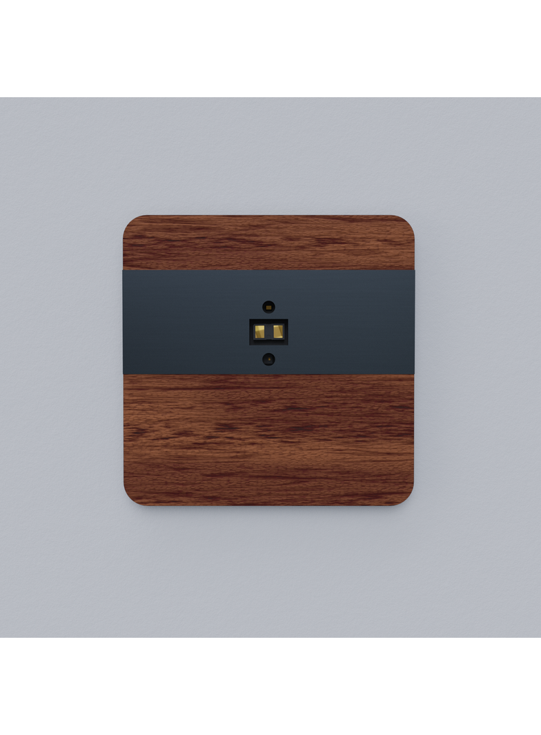 Laserowy czujnik odległości DRL-12, czujnik ruchu, merbau-antracyt