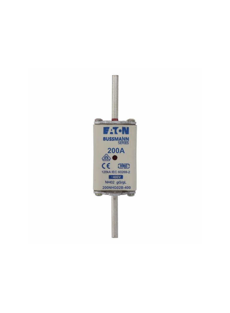 NH FUSE 200A 400V GG/GL SIZE 02 Wkładka NH02 200A 400V GL/GG podwójny wskaźnik 200NHG02B-400 EATON