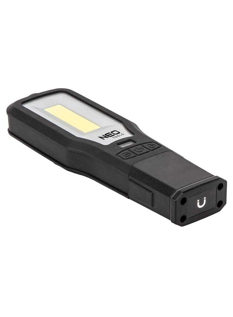 Lampa warsztatowa 550 lm COB LED + baza + ładowarka