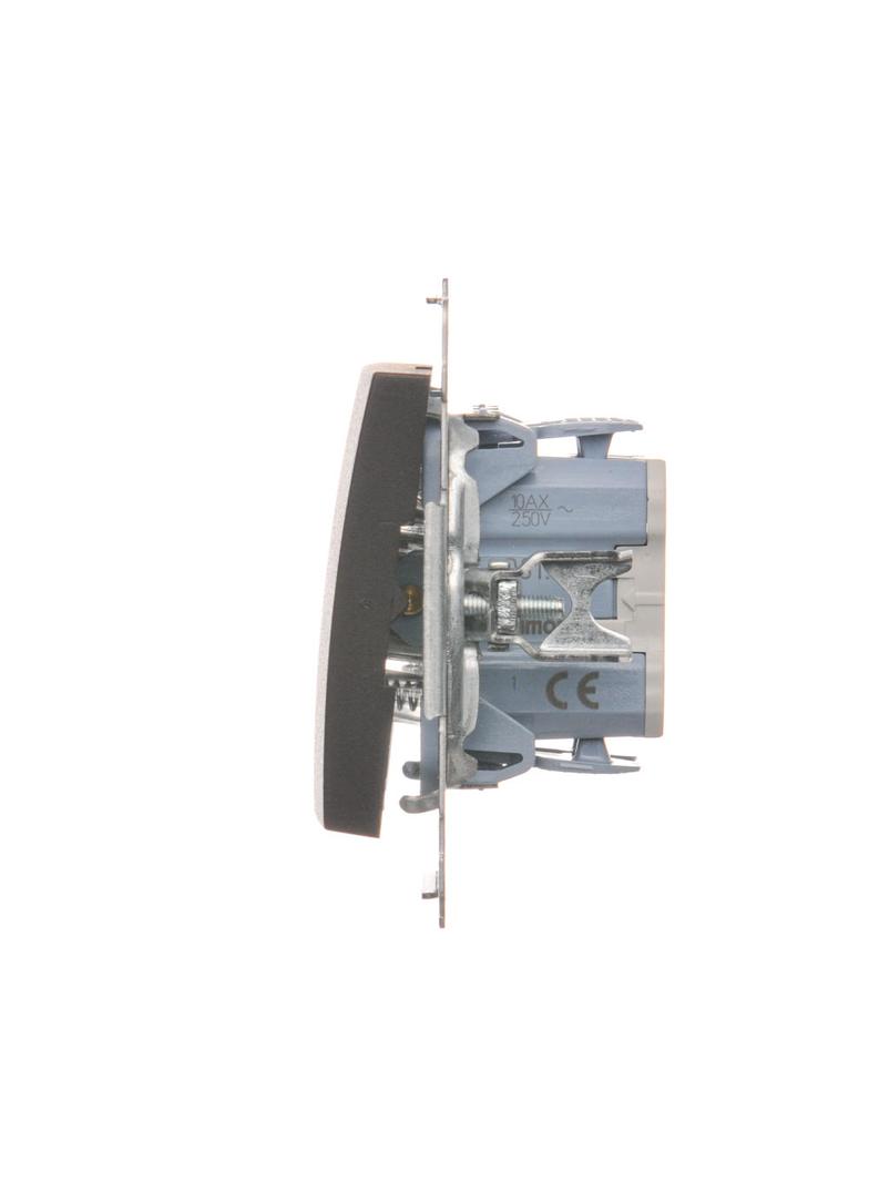 Simon 54 Przycisk „światło” 10A szybkozłączka brąz mat