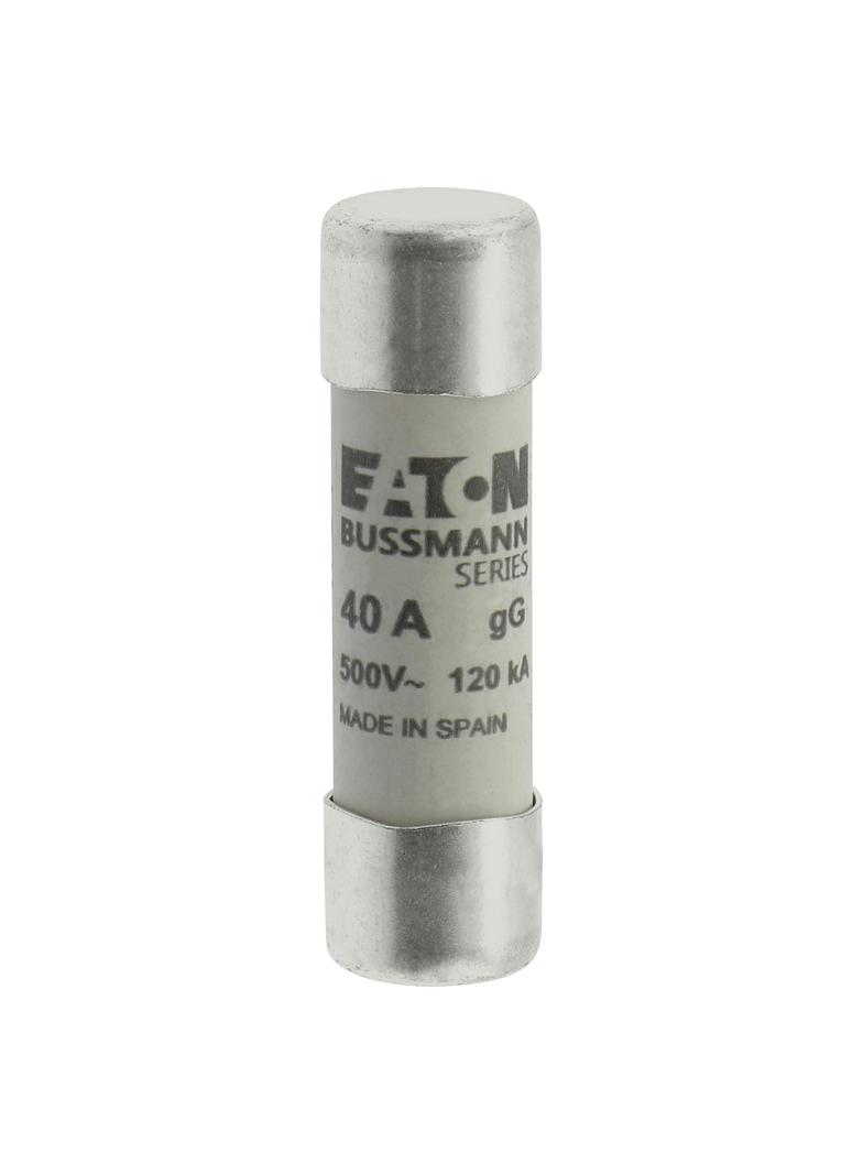 CYLINDRICAL FUSE 14 x 51 40A GG 500V AC Wkładka cylindryczna 14 x 51mm 40A GG 500V AC C14G40 EATON