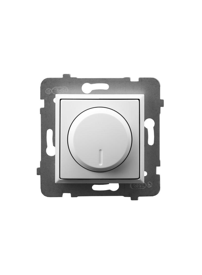 ARIA Ściemniacz przyciskowo-obrotowy przystosowany do obciążenia żarowego i halogenowego - kolor bia