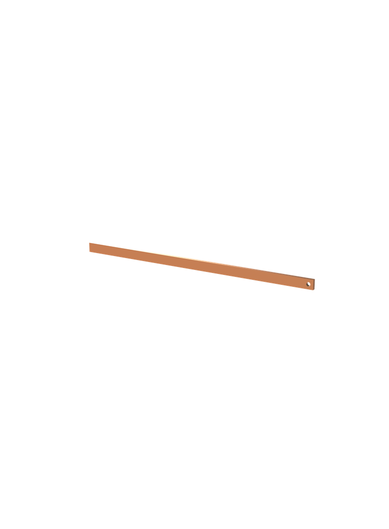 ZX2126 Szyna Cu 30x10mm, L:747mm