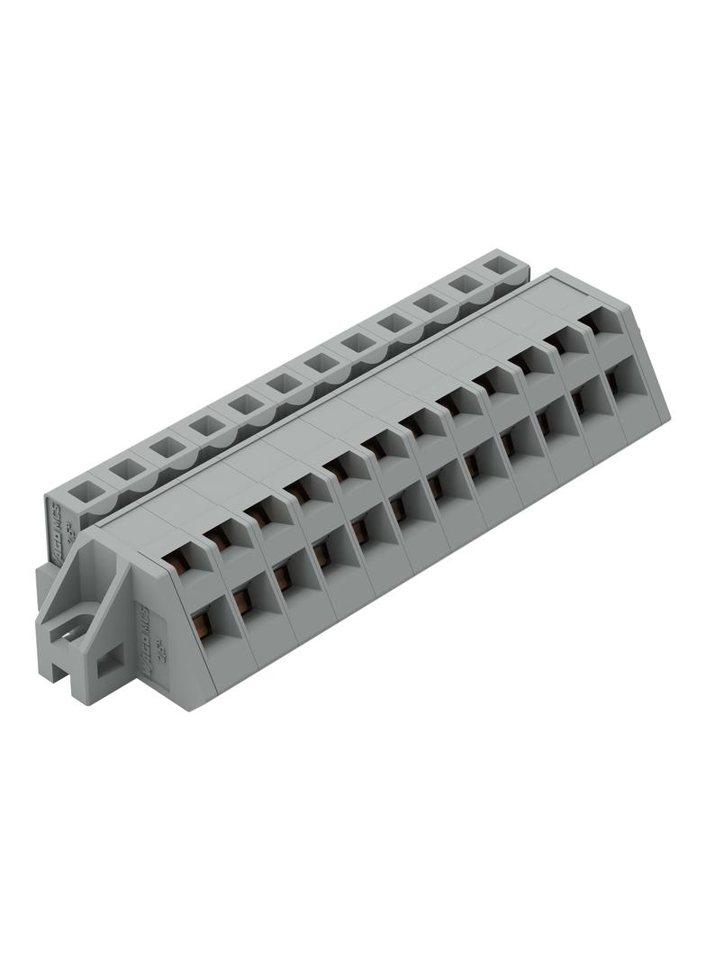 MCS-MIDI Classic gniazdo kątowe 12-bieg. szare raster 5 mm /25szt./ WAGO