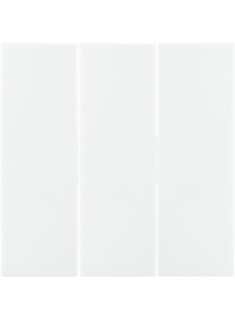 BERKER B.Kwadrat Klawisze do łącznika 3-klawiszowego biały 5316658999 HAGER