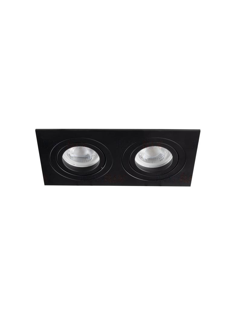SEIDY CT-DTL250-B/M Oczko sufitowe SEIDY CT-DTL250-B/M prostokątny stop aluminium kolor czarny mat 2