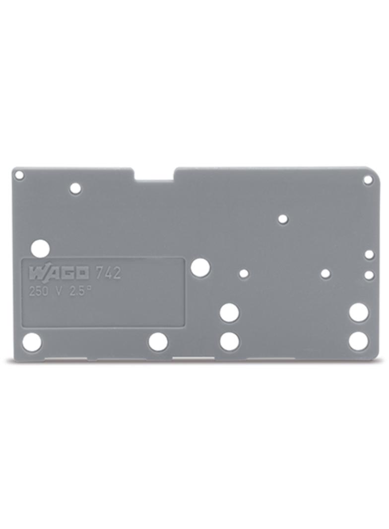 ścianka końcowa żółto-zielona