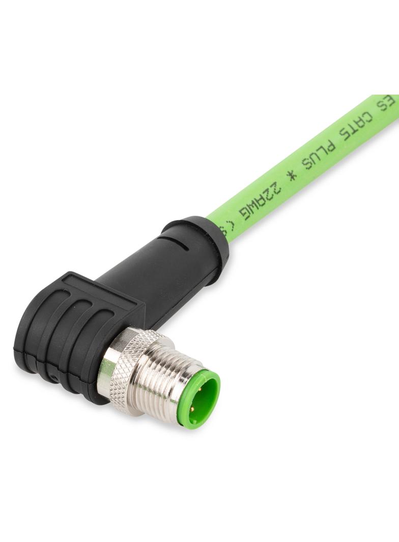 przewód ETHERNET wtyczka kątowa M12/wolny koniec 5m WAGO