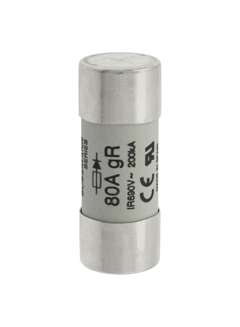 80A 690V AC gR 22X58mm FUSE W/O STRIKER Wkładka szybka 80A AC 690V 22x58 gR IEC UL FWP-80G22F EATON