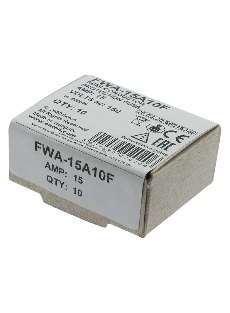 15A 150V AC 10x38mm SEMI-COND FUSE Wkładka szybka 15A AC 150V DC 150V 10x38 mm aR UL FWA-15A10F EATO