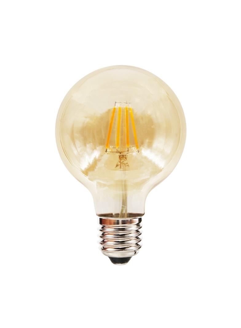 Żarówka Filamentowa LED 6W G80 E27 2700K Amber