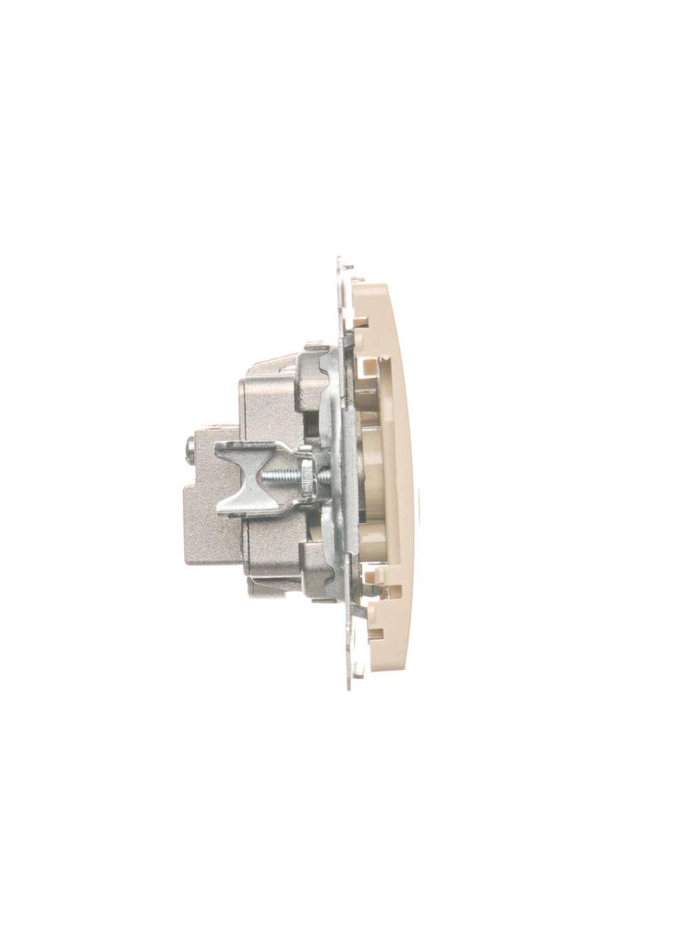 Simon Basic Gniazdo antenowe R-TV-SAT końcowe beż *Może być użyte jako gniazdo zakończeniowe do gnia