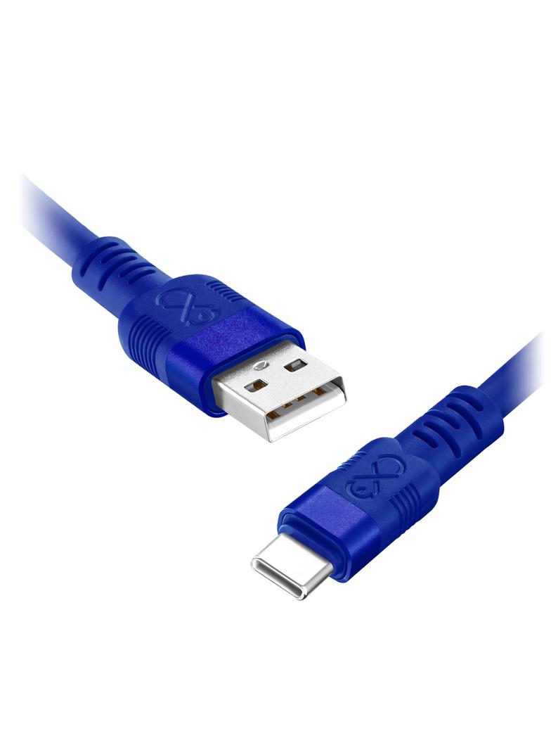 Kabel USB-A - USB-C eXc WHIPPY Pro, 2M (60W, szybkie ładowanie), kolor mix pastelowy* (*wysyłany los