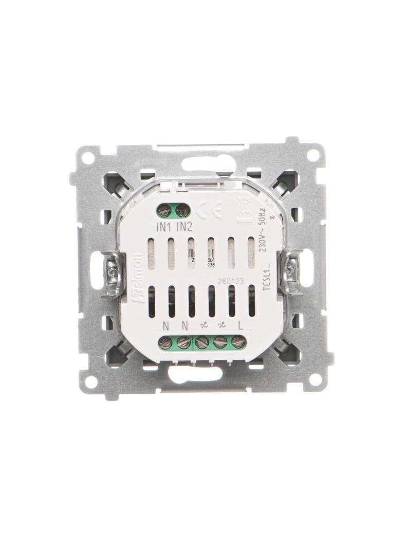 Simon 55 Ściemniacz do LED ściemnialnych klawiszowy Grafitowy mat