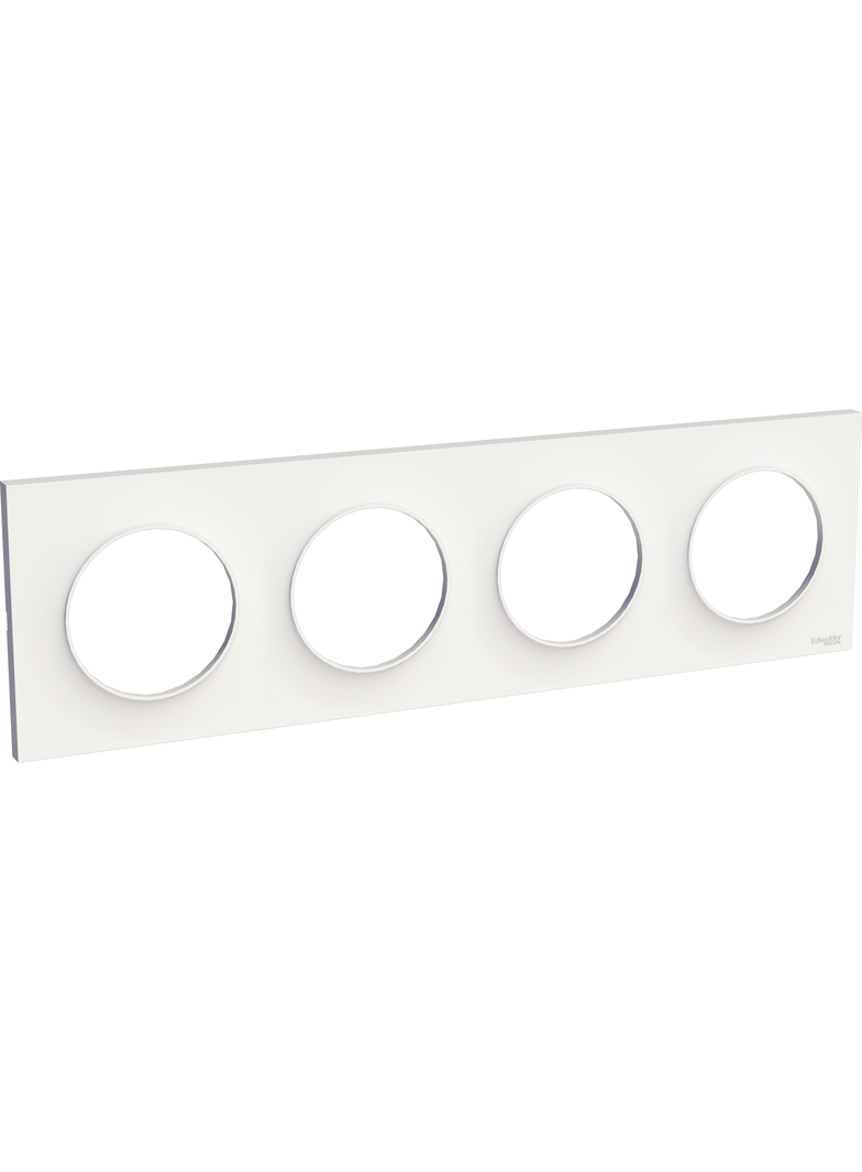 Odace Styl Ramka poczwórna 4-krotna (DIY) biały S52P708 Schneider