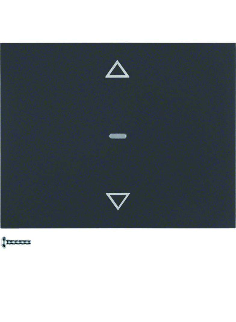 BERKER K.1 Przycisk żaluzjowy komfort do sterownika żaluzjowego antracyt 85241175 HAGER