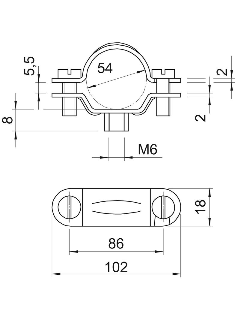 2900, OBEJMY DYSTANS.M50 PG42 M6 OC.G.