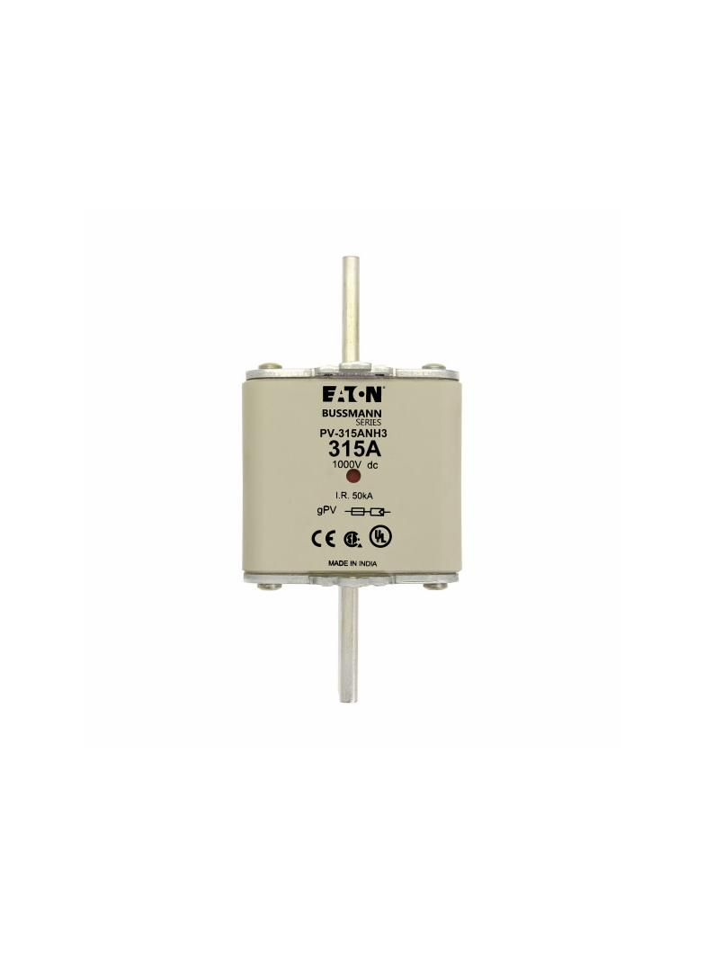 PV-315ANH3 Wkładka PV NH 315A 1000V DC PV rozmiar 3 podwójny wskaźnik PV-315ANH3 EATON