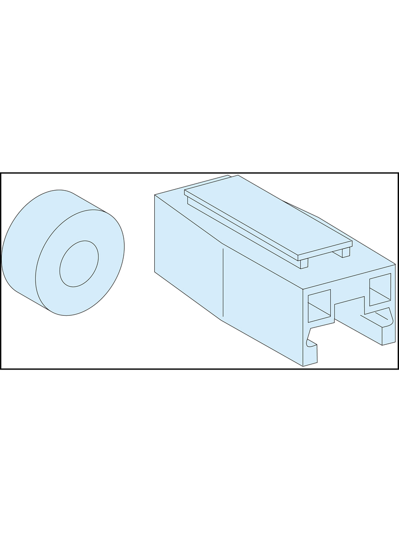 Rozdzielnice PrismaSet, połączenie zasilania Multiclip z szyn tylnych 200A