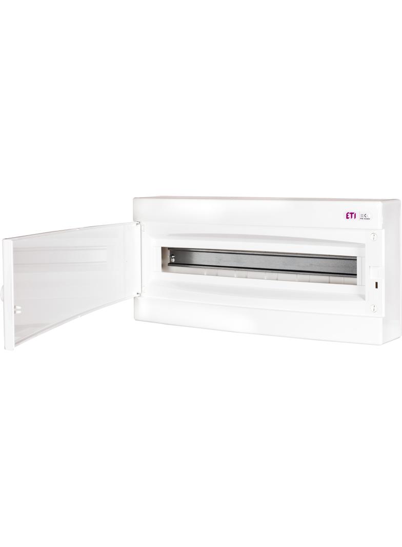 Rozdzielnica natynkowa 1x24 drzwi białe ECT 1x24PO-s 001100283 ETI
