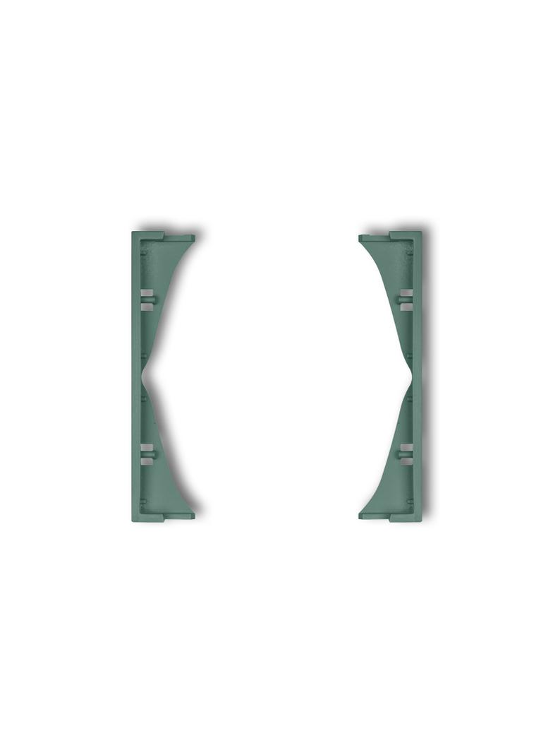 MINI Ramka pośrednia do gniazd podwójnych szmaragdowa