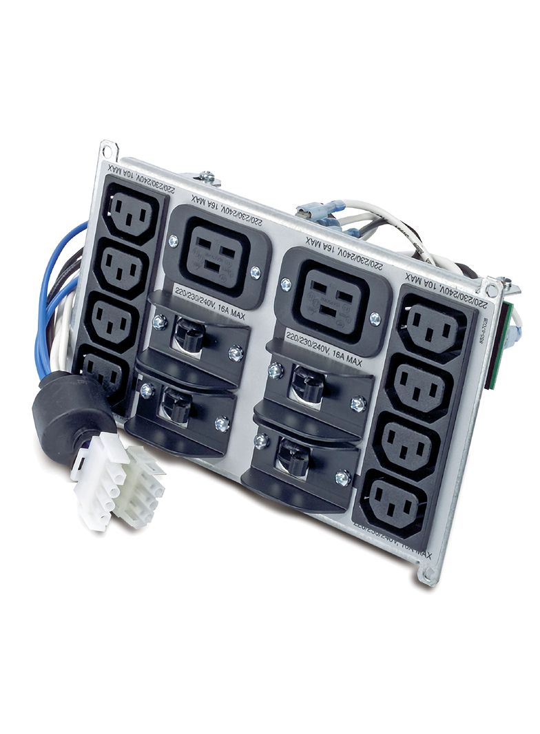 Zestaw tylnej płyty APC Symmetra RM 220-240 V z (8) IEC320 C13 i (2) IEC320 C19